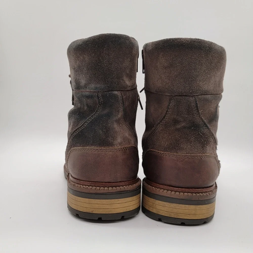 Bar III Whitaker Mens Suede Brown Leather Ankle Boots Size 10M WPL8046